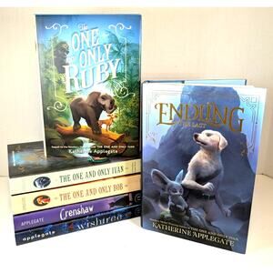 Lot of 6 KATHERINE APPLEGATE Books~The One and Only series~Wishtree~Crenshaw